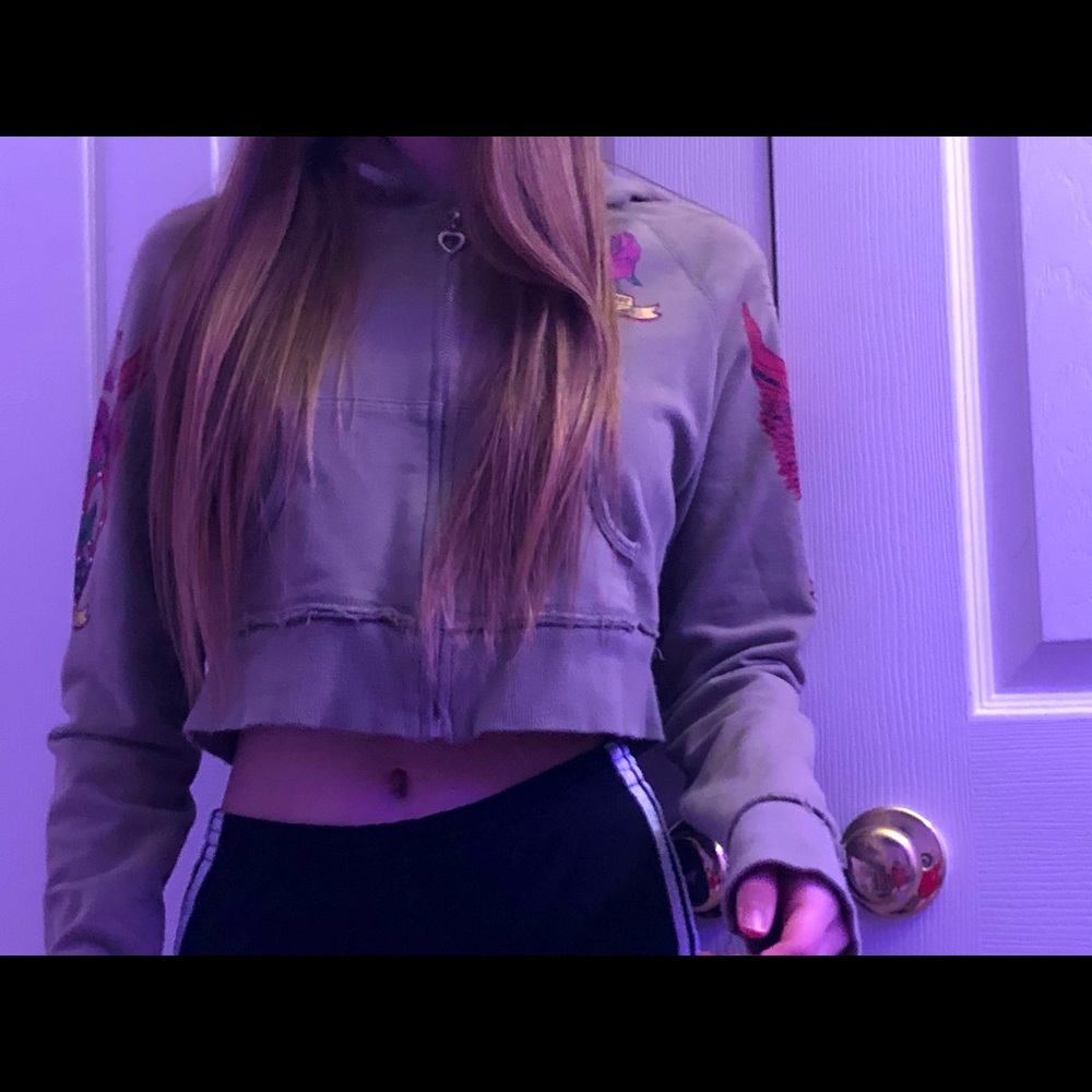 A crop top sweater from the early 90s